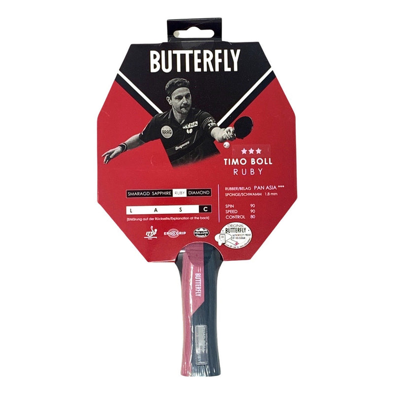 Butterfly Table Tennis Racket Timo Boll Ruby 3-Star