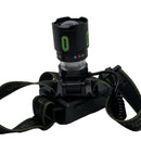 Outdoor LED Headlamp for Night Fishing Camping Aluminum Alloy + PC Long-Lasting Battery