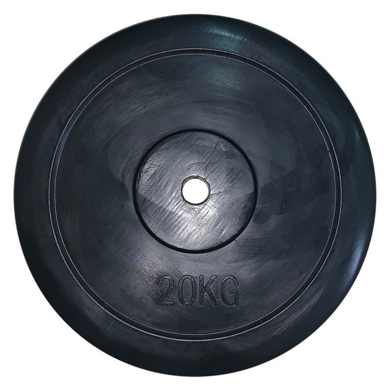 1 Piece Weight Plate Rubber Coated - 2.8 CM Diameter