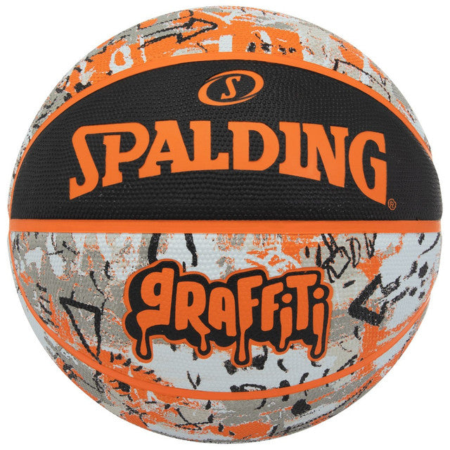 Basketball Spalding Graffiti Series Black/Orange Outdoor