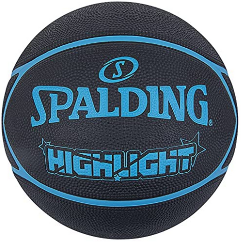 Basketball Spalding Highlight Black/Blue Outdoor