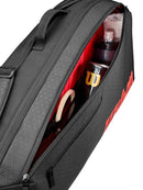 WILSON CLASH V3 3PK RACQUET BAG BLACK/Infrared