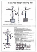 Fitness Spall MMA Training Stress Relief Punching Buster Ball with Stand Bounce Back Boxing Ball and 2 Gloves
