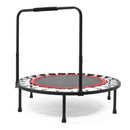 40 inch Mini Fitness Trampoline with Handle for Indoor Cardio and Balance Training