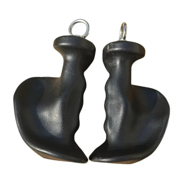 HXD-ERGO  2Pcs Pull up Grips Handles Exercise Equipment Handles Fitness Home with Rings Workout Grip Strength Arm Biceps Back Shoulders