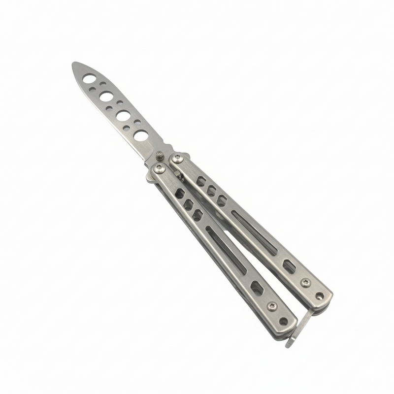Butterfly Training Knife 16.5 cm Metal Practice Tool Folding Flip Training Tool