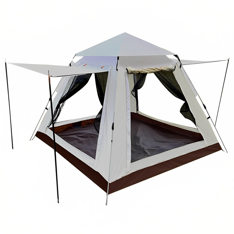Outdoor Camping Tent, Automatic Pop-Up Waterproof Tent, 3-4 Person Family Camping Tent 280*280*145cm
