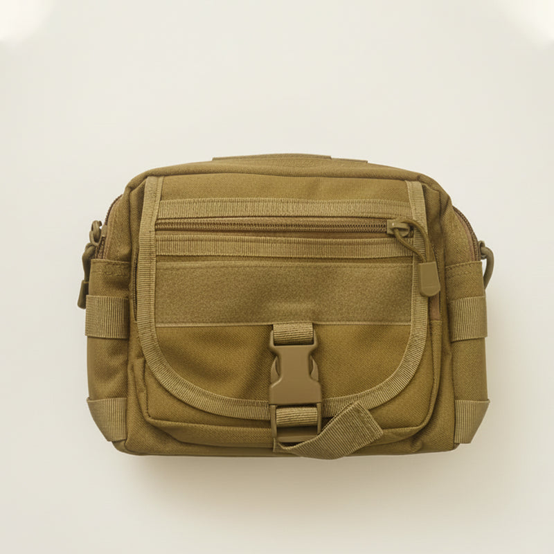 Crossbody Shoulder Bag Multi-Pocket Outdoor Utility Pack