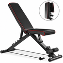 Yoleo Heavy Duty Adjustable Weight Bench - Weight Capacity 200 KG