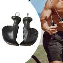 HXD-ERGO  2Pcs Pull up Grips Handles Exercise Equipment Handles Fitness Home with Rings Workout Grip Strength Arm Biceps Back Shoulders