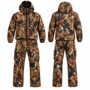 Men’s Woodland Camo Outdoor Hunting Suit – Hooded Jacket & Cargo Pants