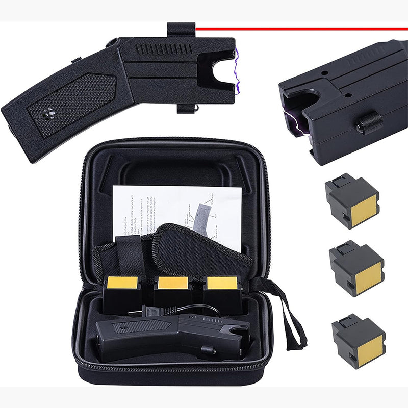 Heavy Duty Stun Gun - Safety Remote Electric Shock Stun Gun For Self Defense - Distance 4 - 5 Meters