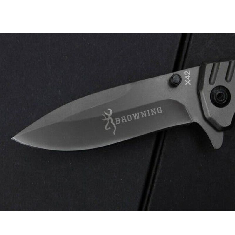 Browning Knife Folding Pocket Knives Camping Hunting Fishing Survival Outdoor X42