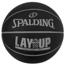 Spalding Lay Up Black/Grey Outdoor Basketball - Size 5