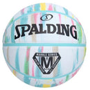 Spalding Marble Series White Pastel Outdoor Basketball - Size 6
