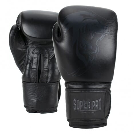 Super Pro Combat Gear Legend Leather Kickboxing Gloves