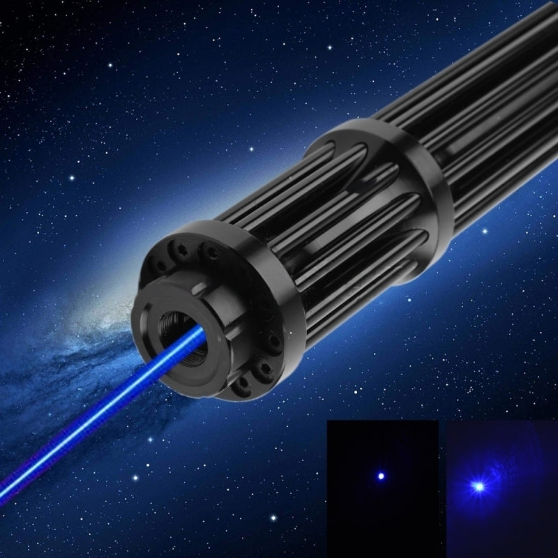 Burning Blue Laser Pointer Kit Black 500mw 450nm Gatling