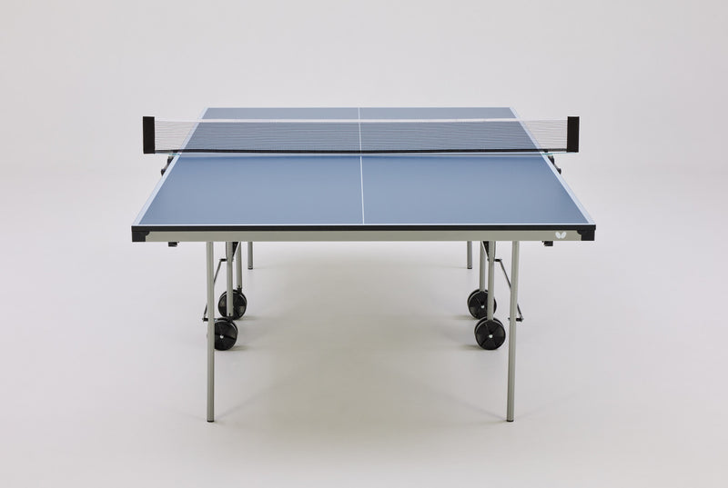 Butterfly 19 mm Table Tennis Table Personal Rollaway Indoor, Made in Germany, with 2 Rackets and 6 Balls
