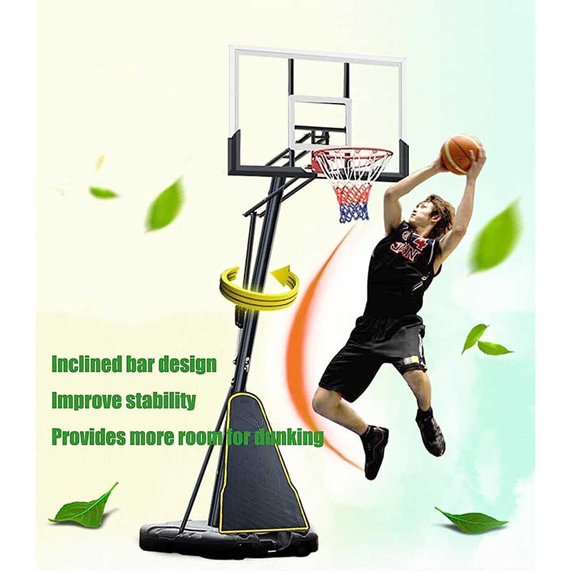 Adjustable Basketball Court Basketball Hoop 1024