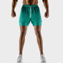 SQUATWOLF Men's Hybrid Performance 2 in 1 Shorts