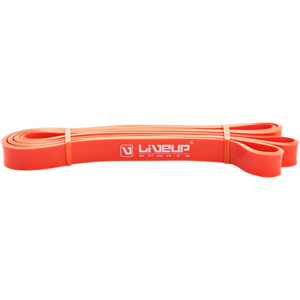 LiveUp Power Band Latex Exercise Loop Orange Light