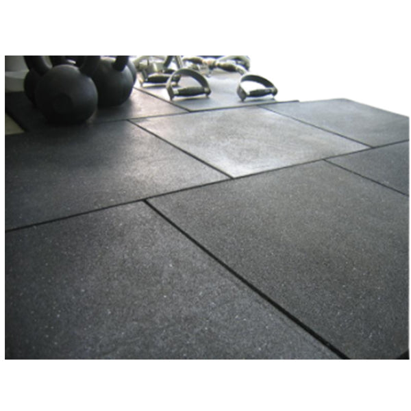 1 Piece Rubber Gym Flooring Mat 2.0 cm Thick 1m x 1m