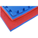 1 Piece Puzzle Mat, Blue/Red, T pattern Multipurpose 2 cm thick 1M x 1M