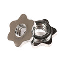 Standard Weight Barbell Dumbbell Bar Screw Spin-lock Collar Clamps Set of 2