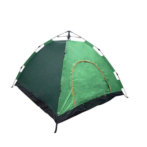 4 Person Pop Up Camping Tent - Green - 2*2*1.4 m Automatic