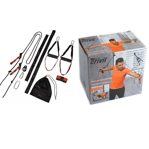 Crivit Resistance Band With Pulley, Multi-function