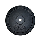 1 Piece Iron Weight Plate 2.8 CM Diameter Black