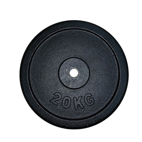 1 Piece Iron Weight Plate 2.8 CM Diameter Black