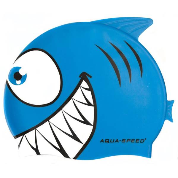 Aqua Speed Kids Swimming Set Fish Goggle & Cap