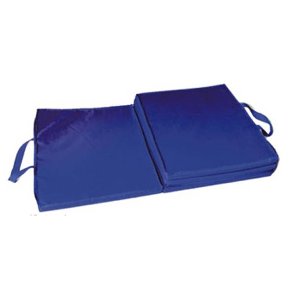 Ironmaster Tri-Fold Foldable Exercise Mat 4cm thick Blue