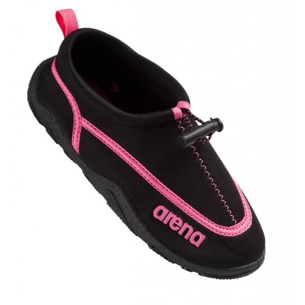 Arena Unisex Polybag Aquashoes Fuchsia Black