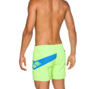 Arena Men's Hermes Swimshort Shiny Green Pix Blue