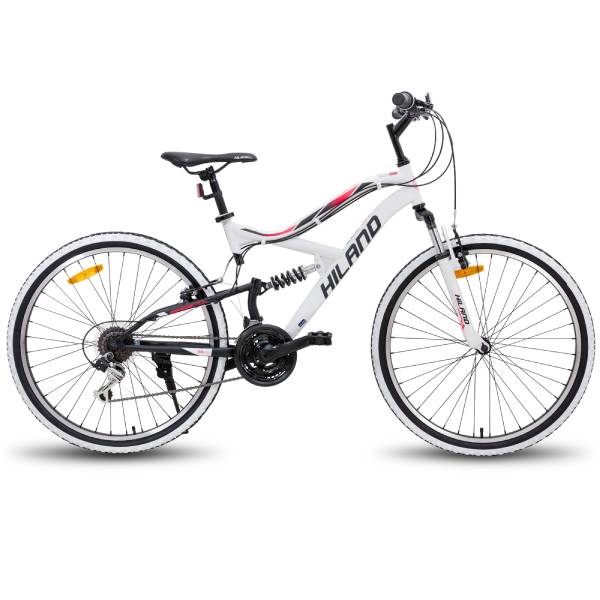 Hiland Mountain Bike 26 Inch Frame Size Medium White