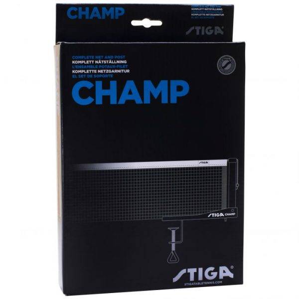 Stiga Champ Clip Net & Post Table Tennis