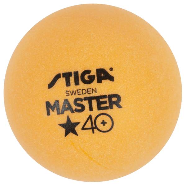 Stiga Master Cups 40 + 6 Pack Table Tennis Balls Orange