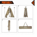 KingCamp Lightweight Aluminum Camping Bed with Carry Bag KC3806A