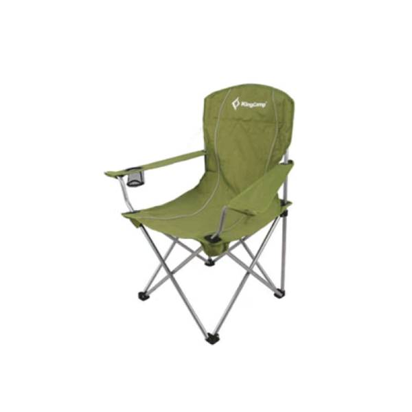 KingCamp Green Chair Arms Chains Steel KC3818
