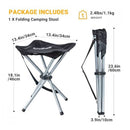 KingCamp Ultra Light Four Legs Folding Stool KC3868
