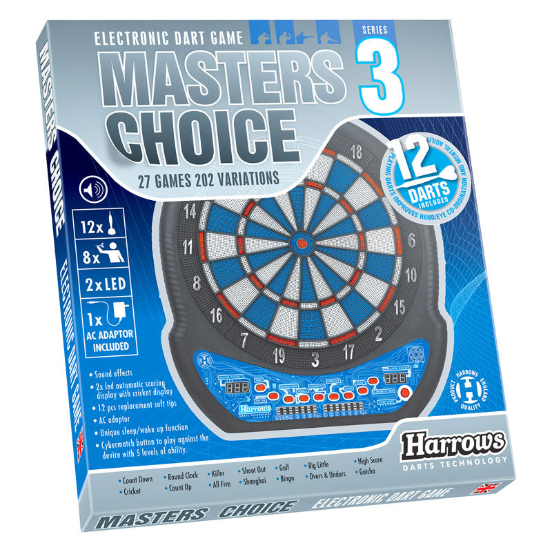 Harrows Electronic Dartboard Master Choice 3