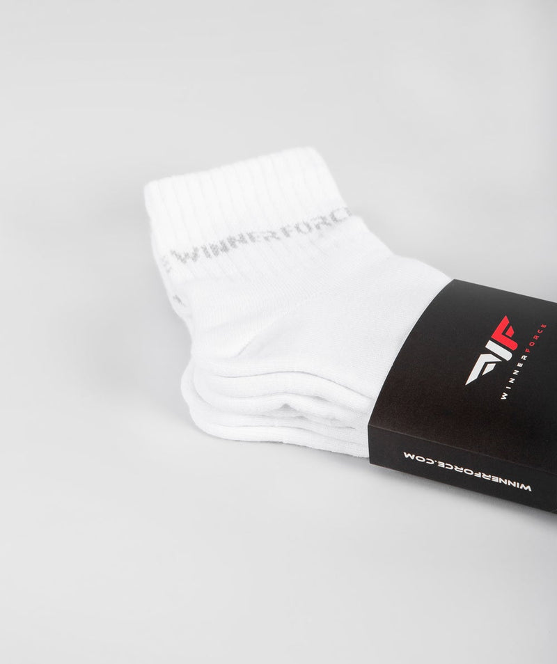 Winnerforce Unisex Nova Socks White - 3 Pairs
