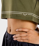 SQUATWOLF Women Flux Crop T-Shirt