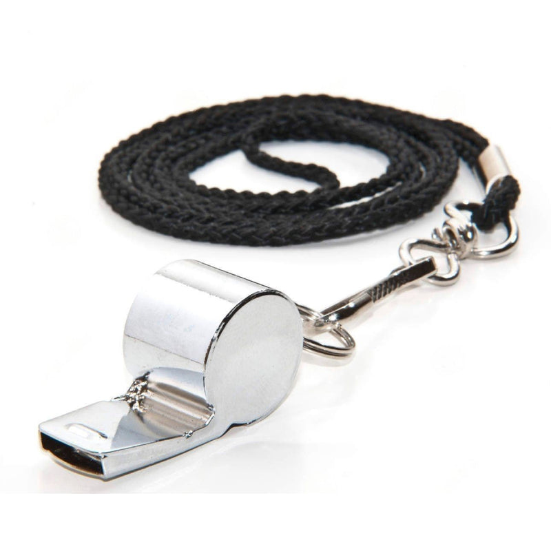 Metal Referee Coach Whistle - Stainless Steel