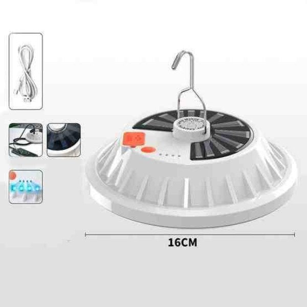 Solar Power Rechargeable Light Household Emergency Light Bulb  HS-V62