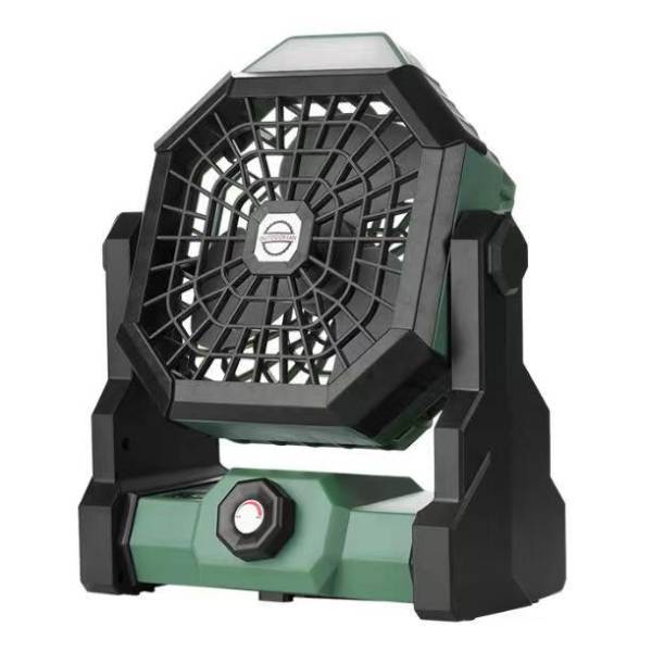 Portable Camping Fan with LED Lights USB Rechargeable