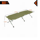 KingCamp Lightweight Aluminum Camping Bed with Carry Bag KC3806A