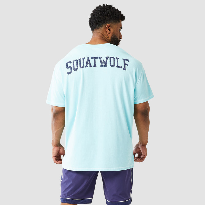 Squat Wolf Men's Golden Era Core Oversized T-Shirt